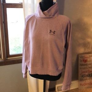 Under Armour Womens Rival Fleece Wrap Neck Pullover